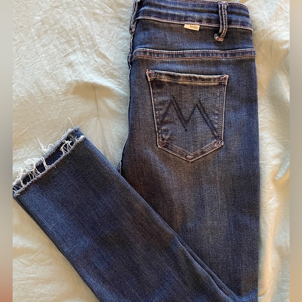 Mother The Looker Ankle Fray